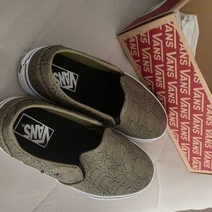 Vans shoes snake print
